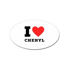 I Love Cheryl Sticker (oval) by ilovewhateva