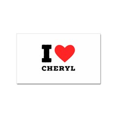 I Love Cheryl Sticker Rectangular (10 Pack)