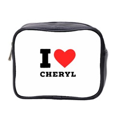 I Love Cheryl Mini Toiletries Bag (two Sides) by ilovewhateva