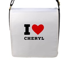 I Love Cheryl Flap Closure Messenger Bag (l) by ilovewhateva