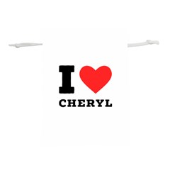 I Love Cheryl Lightweight Drawstring Pouch (m) by ilovewhateva