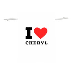 I Love Cheryl Lightweight Drawstring Pouch (l) by ilovewhateva