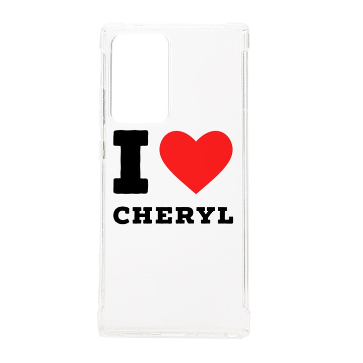 I love cheryl Samsung Galaxy Note 20 Ultra TPU UV Case