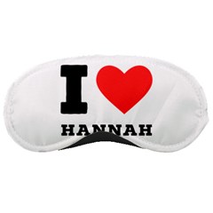 I Love Hannah Sleeping Mask by ilovewhateva