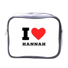 I Love Hannah Mini Toiletries Bag (one Side) by ilovewhateva