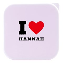 I Love Hannah Stacked Food Storage Container by ilovewhateva