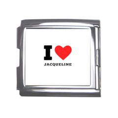 I Love Jacqueline Mega Link Italian Charm (18mm) by ilovewhateva