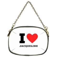 I Love Jacqueline Chain Purse (one Side) by ilovewhateva