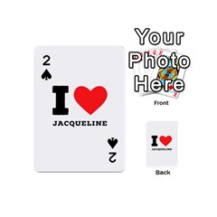 I Love Jacqueline Playing Cards 54 Designs (mini) by ilovewhateva