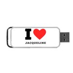 I love jacqueline Portable USB Flash (Two Sides) Front