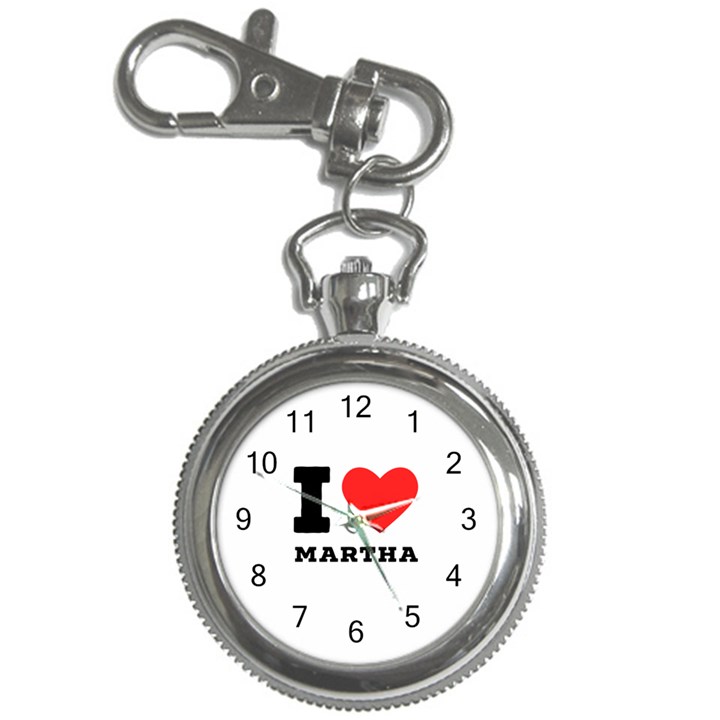 I love martha Key Chain Watches