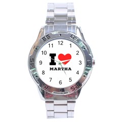 I Love Martha Stainless Steel Analogue Watch by ilovewhateva