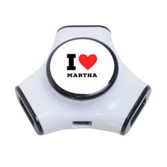 I Love Martha 3-port Usb Hub by ilovewhateva