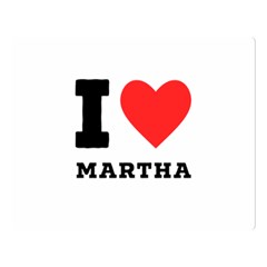 I Love Martha Premium Plush Fleece Blanket (large) by ilovewhateva