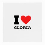 I love Gloria  Medium Glasses Cloth (2 Sides) Front