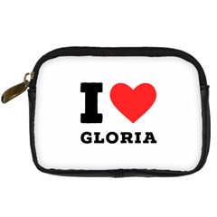 I Love Gloria  Digital Camera Leather Case by ilovewhateva