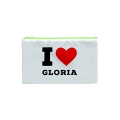 I Love Gloria  Cosmetic Bag (xs) by ilovewhateva