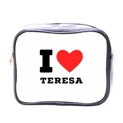 I Love Teresa Mini Toiletries Bag (one Side) by ilovewhateva