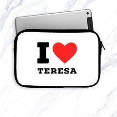 I Love Teresa Apple Ipad Mini Zipper Cases by ilovewhateva