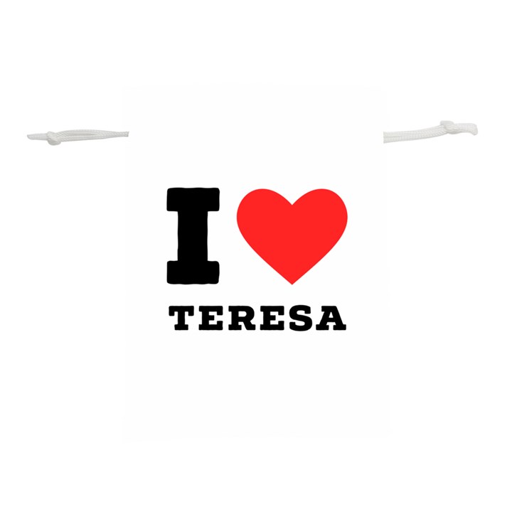 I love teresa Lightweight Drawstring Pouch (S)