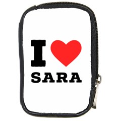 I Love Sara Compact Camera Leather Case by ilovewhateva