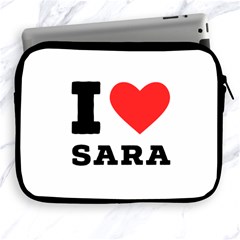 I Love Sara Apple Ipad 2/3/4 Zipper Cases by ilovewhateva