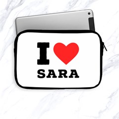 I Love Sara Apple Ipad Mini Zipper Cases by ilovewhateva