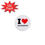 I love kathryn 1  Mini Buttons (100 pack)  Front