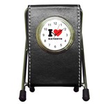 I love kathryn Pen Holder Desk Clock Front