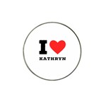 I love kathryn Hat Clip Ball Marker (4 pack) Front