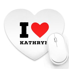 I love kathryn Heart Mousepad