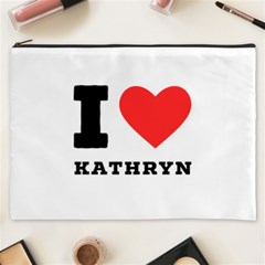 I Love Kathryn Cosmetic Bag (xxxl) by ilovewhateva