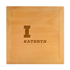 I Love Kathryn Wood Photo Frame Cube by ilovewhateva