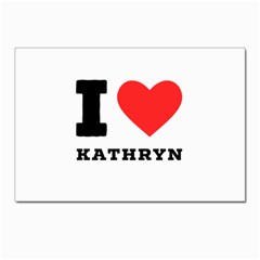 I Love Kathryn Postcards 5  X 7  (pkg Of 10) by ilovewhateva