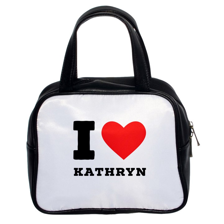 I love kathryn Classic Handbag (Two Sides)