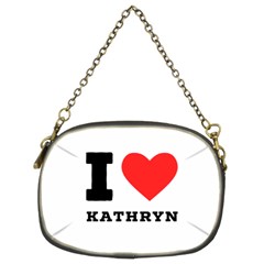 I Love Kathryn Chain Purse (two Sides) by ilovewhateva