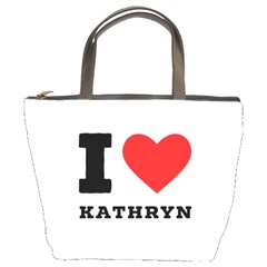 I Love Kathryn Bucket Bag by ilovewhateva