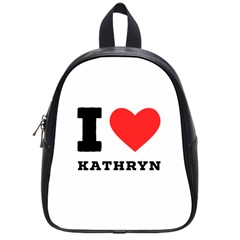 I Love Kathryn School Bag (small) by ilovewhateva