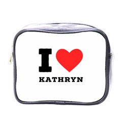 I Love Kathryn Mini Toiletries Bag (one Side) by ilovewhateva