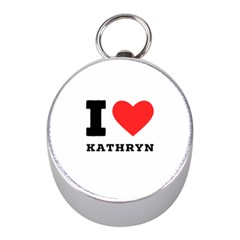 I Love Kathryn Mini Silver Compasses by ilovewhateva