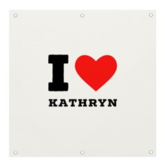 I Love Kathryn Banner And Sign 4  X 4  by ilovewhateva