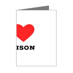 I Love Madison  Mini Greeting Card by ilovewhateva