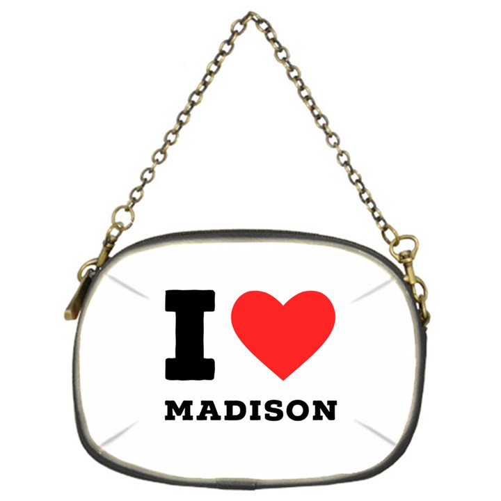 I love Madison  Chain Purse (One Side)