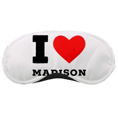 I Love Madison  Sleeping Mask by ilovewhateva