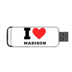 I Love Madison  Portable Usb Flash (one Side) by ilovewhateva