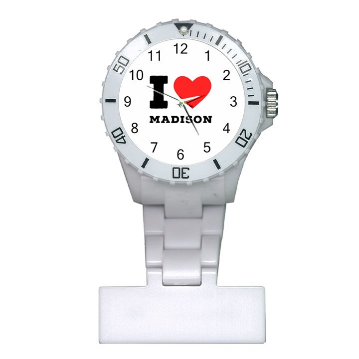 I love Madison  Plastic Nurses Watch