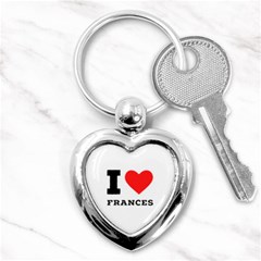 I Love Frances  Key Chain (heart) by ilovewhateva