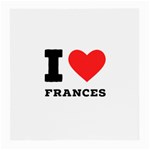 I love Frances  Medium Glasses Cloth (2 Sides) Front