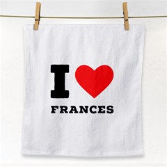 I Love Frances  Face Towel by ilovewhateva