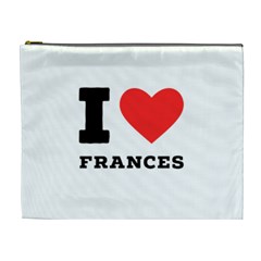 I Love Frances  Cosmetic Bag (xl) by ilovewhateva